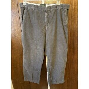Adjust - A - Band  Expandable Waistband  Gray Cotton Corduroy Pants - Size 40S
